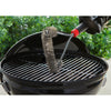 Weber driezijdige reinigingsborstel grillreinigingsborstel (zwart rood, 30 cm)