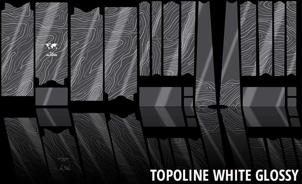 Unleazhed unscratch - frame protection film gravelbike bpg01 topolines white