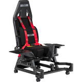 Next level racing flight seat pro racing simulator (black red) - afbeelding 1
