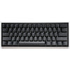 Ducky one 2 pro mini classic rgb mechanisch gaming toetsenbord (zwart, us lay-out (qwerty), cherry mx speed silver, 60%, rgb led, double-shot pbt, quack mechanics)