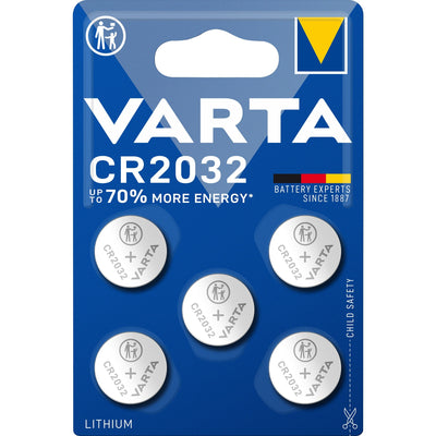 VARTA CR2032 Pulsante di litio batterie a cella 5 pezzi