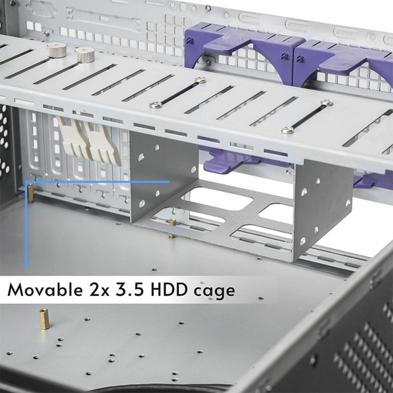 Chieftec unc-409s-aio-op custodia rack (nera)