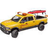 Bruder Dodge Ram 2500 Rescate Brigade Car con salvavidas