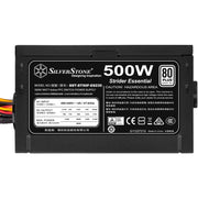 Silverstone strider essential st50f-es230 500 watt voeding (zwart, 2x pcie) - afbeelding 3