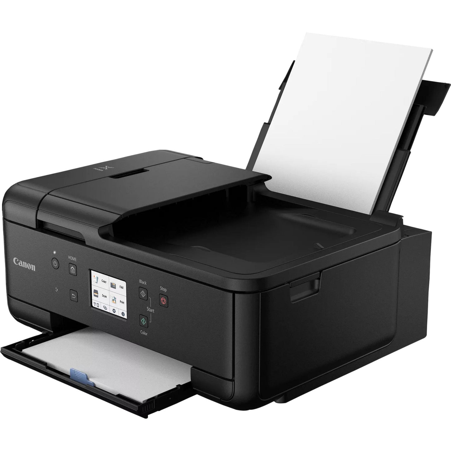 Impresora de inyección de tinta todo en uno Canon Pixma TR7650 con función de fax (negro, USB, Wi-Fi, copia, escaneo, fax)