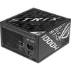 Asus rog strix platinum modulaire 1000 watt voeding (zwart, 1x 12v-2x6, 4x pcie)