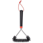 Weber driezijdige reinigingsborstel grillreinigingsborstel (zwart rood, 30 cm) - afbeelding 3