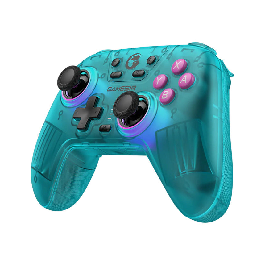 Controller Gamesir Nova HD Rumble NS (verde acqua, PC, Steam, Android, iOS, Switch, Bluetooth USB da 2,4 GHz)