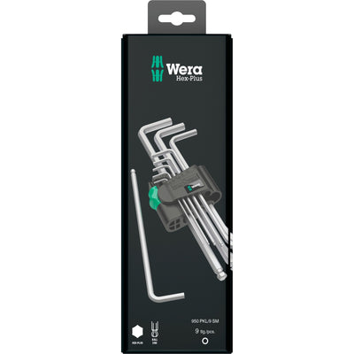 WAA 950 9 HEX-PLUS 1 SB Stift keys set, metric, far