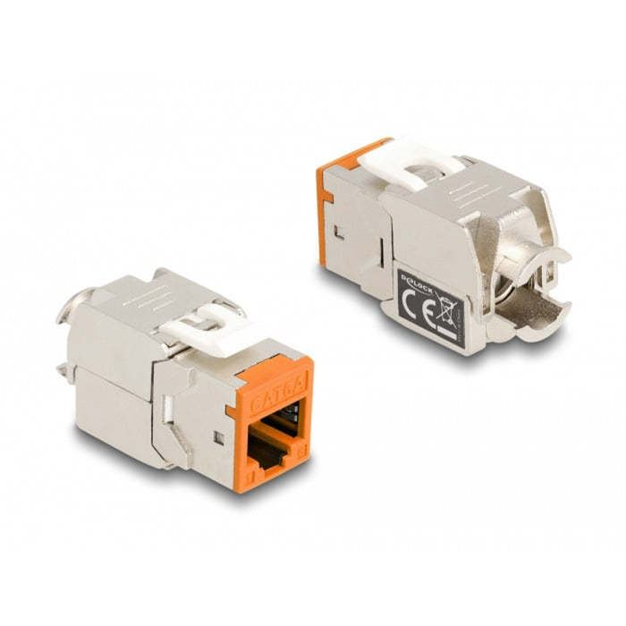 Delock Keystone Module RJ45 Jack a LSA Cat 6A Tolfree