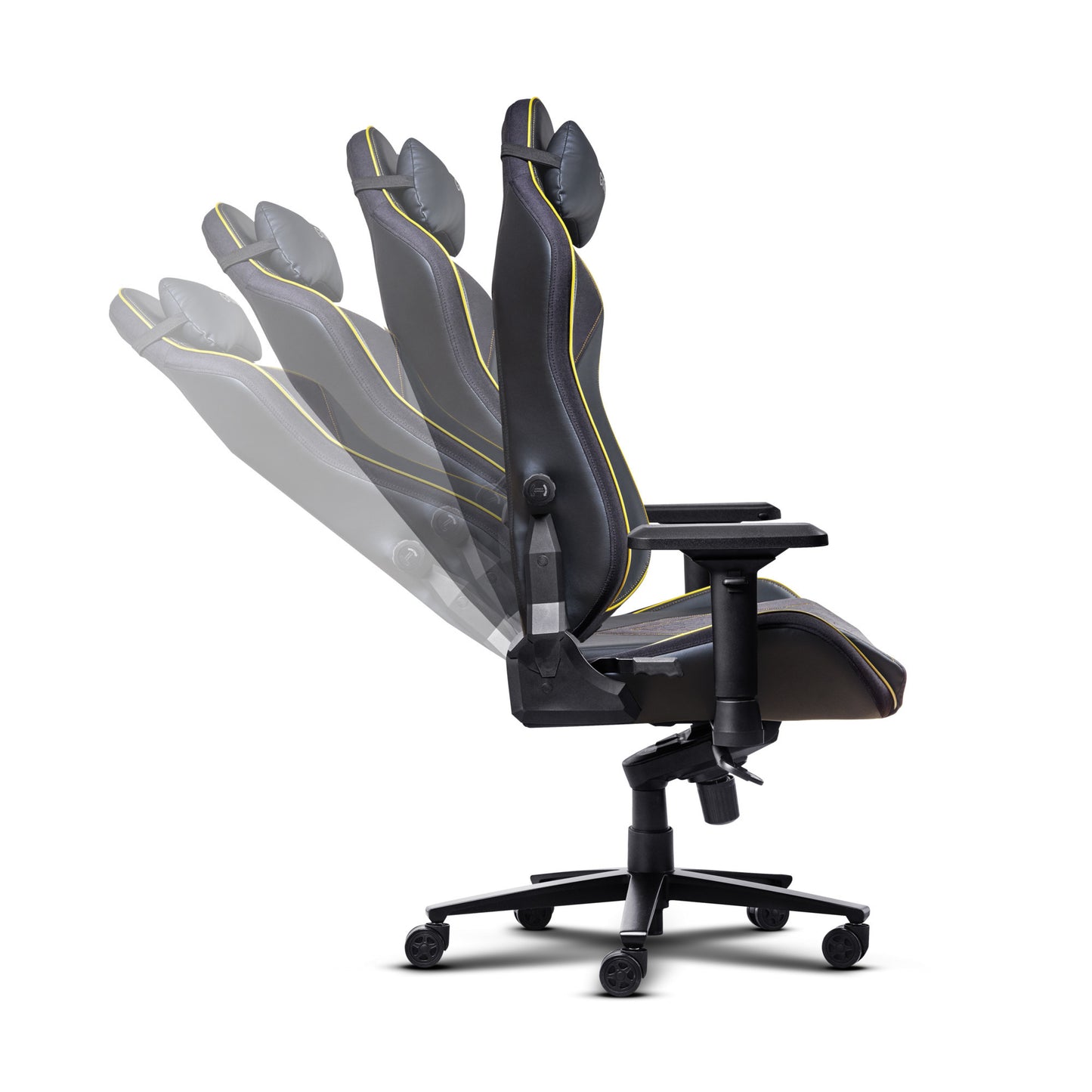 Trust GXT 721BM Ruya Pro Premium Comoda sedia da gaming (Nero Giallo)
