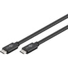 Goobay sync charge super speed usb-c kabel (zwart, 1,5 meter)