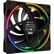 Be quiet! light wings pwm high-speed rgb case fans (zwart, 3 stuks, 120 x 120 x 25 mm) - afbeelding 2