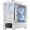 Diseño fractal Pop Air RGB White TG Clear Tint