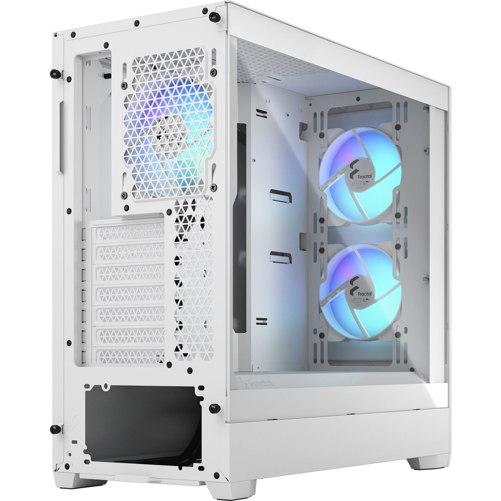 Diseño fractal Pop Air RGB White TG Clear Tint