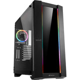 Sharkoon elite shark ca200g big tower behuizing (zwart | 4x usb-a | rgb | tempered glass) - afbeelding 1