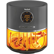 Tefal ultra fry ey111b heteluchtfriteuse (antraciet grijs, 4,2 liter | 1,2 kg ) - afbeelding 3