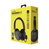 Hator phoenix 2 wireless over-ear gaming headset (zwart, rgb, 2.4ghz bluetooth 5.4 usb-c)