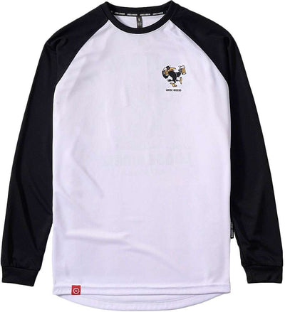 Loose riders drinky crow - mtb long sleeve jersey