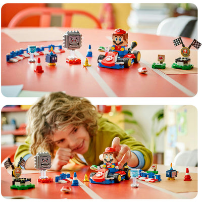 Lego ® super mario™: mario kart™ – interactieve ® mario™ en standaardkart - 72043
