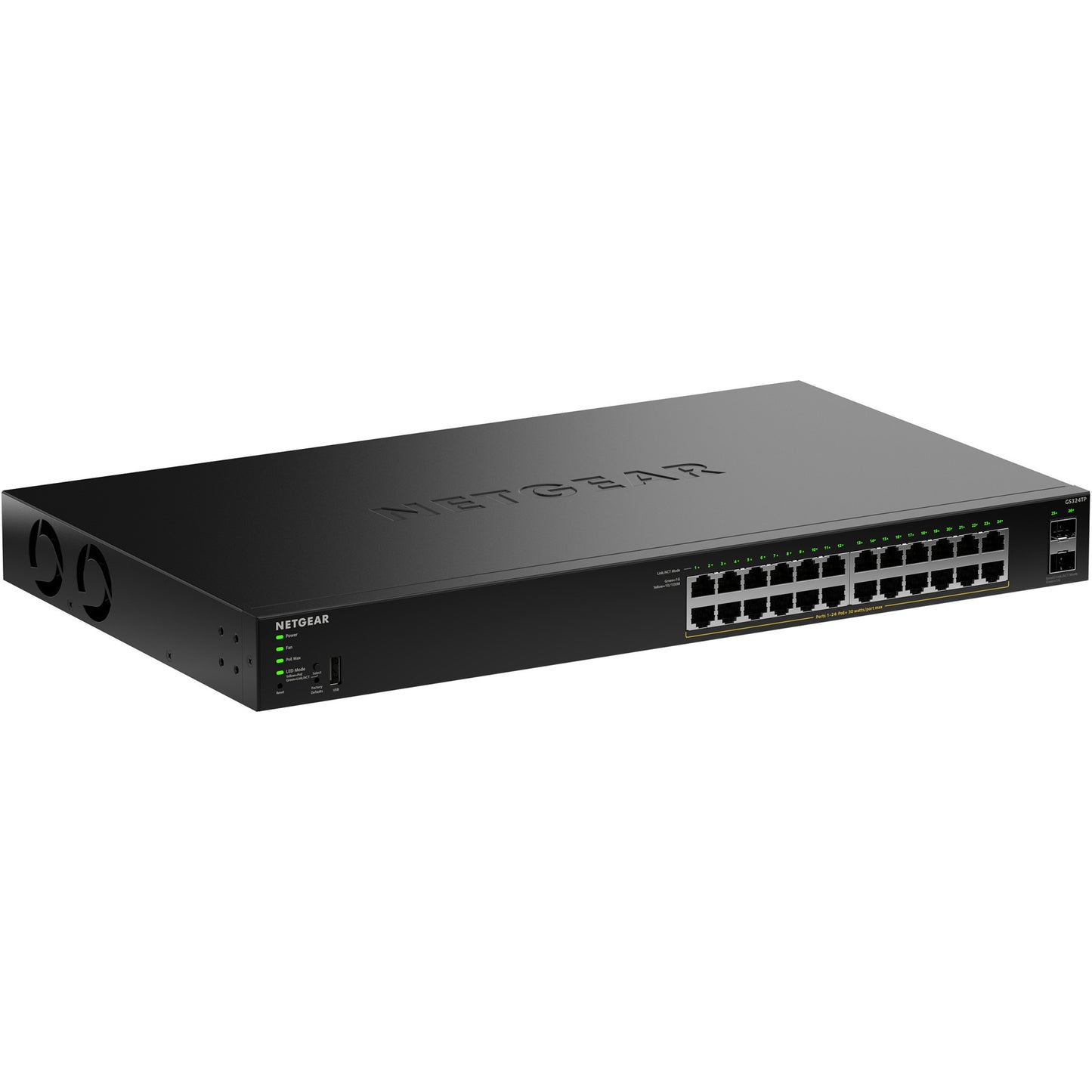 Switch Netgear gs324tpv2 (nero, budget poe 190w)
