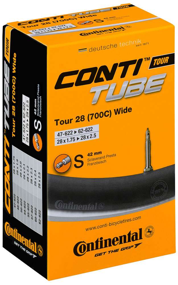 Continental Inner Tube SV19 Tour largo 47 62-622 SV 42 mm