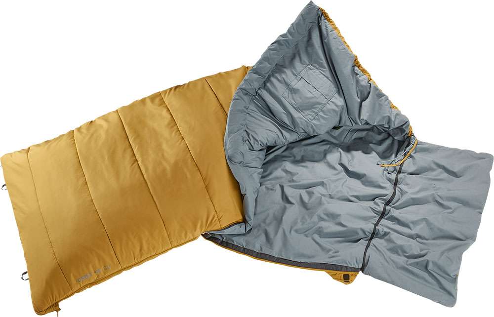 Deuter orbit sq +6° - saco de dormir de fibra sintética