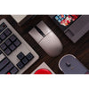Ratón 8bitdo retro r8 - edición n (gris rojo, 50 - 26000 ppp, Bluetooth USB-C 2,4 GHz)