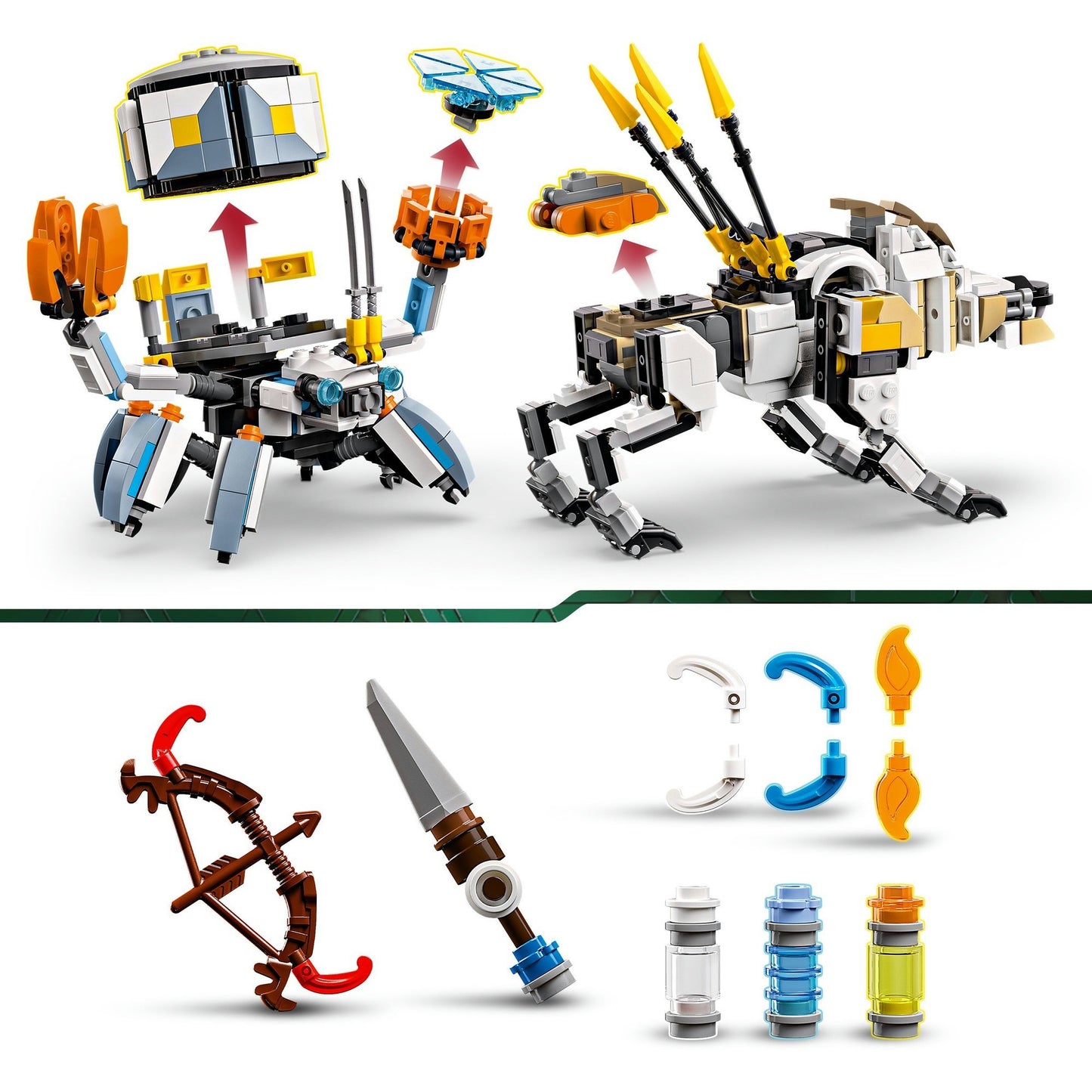 LEGO Horizon 77037 Aloy e Varl vs. Shell-Walker e Sawtooth