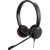 Jabra evolve 30 ii uc stereo on-ear headset (zwart)