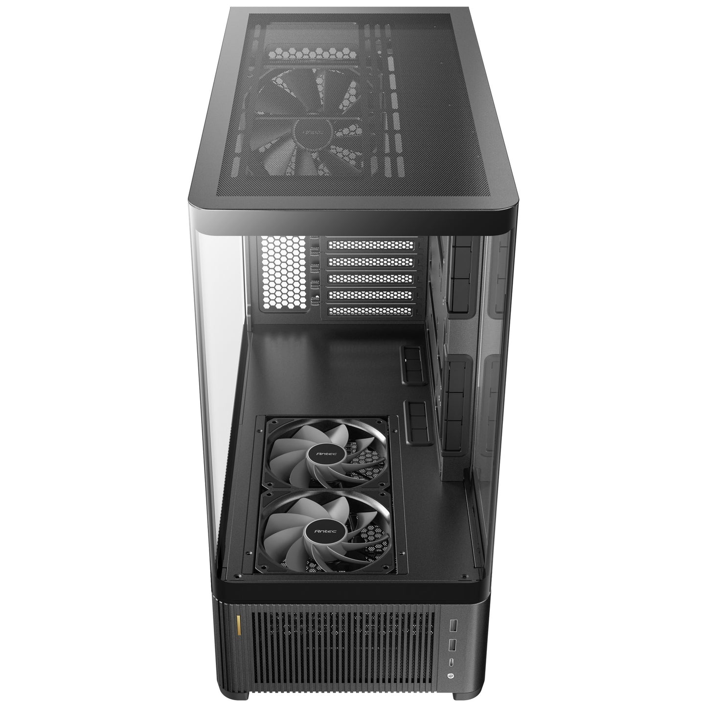 Custodia midi tower Antec c6 curve air (nero | 2x USB-A | 1x USB-C | vetro temperato)