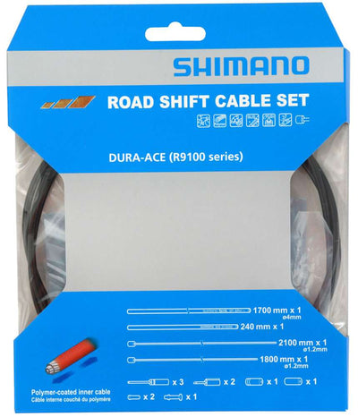Juego de cables de cambio de polímero Shimano ot-sp41 + ot-rs900 para r9100 r8000