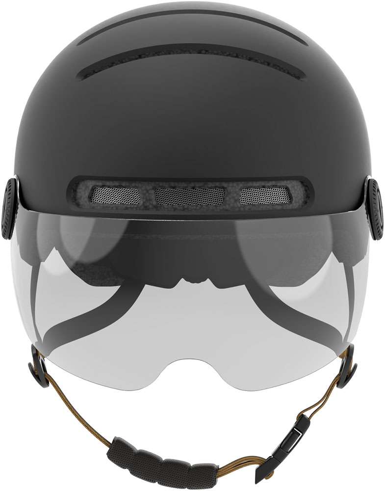 Livall l23 - casco da bici urbano a led con visiera