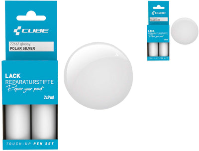 Juego de rotuladores de retoque Cube polar silver