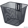 Basil Bilycle Basket Bilbao con montaje fijo 26 x 22 x 27 cm Negro