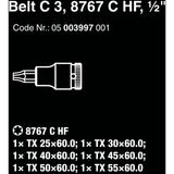 Wera belt c 3 zyklop doppenset, 1 2 dopsleutel (zwart, 6-delig, met vasthoudfunctie) - afbeelding 5
