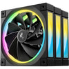 Ventole per case Deepcool FL12R RGB (nere, 3 pezzi, 120 x 120 x 25 mm, PWM)