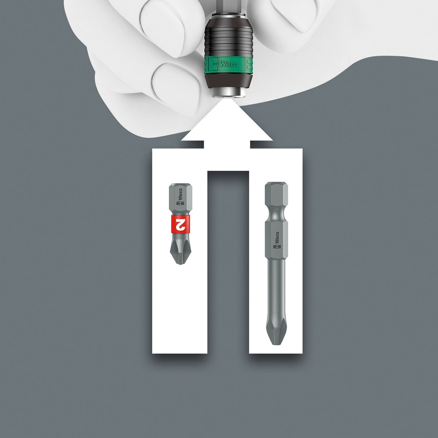 Wera bit-safe 61 bitorsion 1 bitset (61-delig)