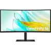 Monitor ultrawide curvo Samsung Viewfinity S6 S65UC 34 (nero, HDMI, Displayport, 3x USB-A, USB-B, USB-C, RJ-45)