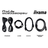Iiyama g-master red eagle gcb3280qsu-b2 31.5 curved gaming monitor (zwart, 1x displayport, 2x hdmi, 2x usb-a, 180 hz) - afbeelding 12