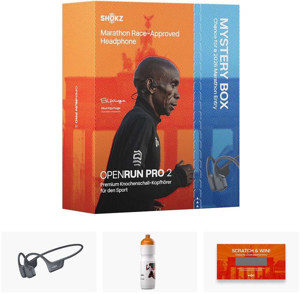 Shokz openrun pro 2 - confezione regalo maratona