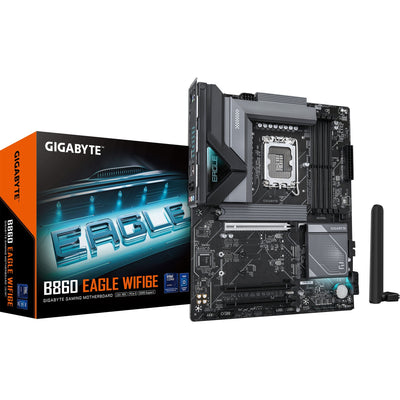 Gigabyte B860 Eagle Wifi6e, ATX, LGA1851, Intel B860, 4x DDR5, 2.5 GBE, Wi-Fi 6th, BT 5.3, USB Type-C