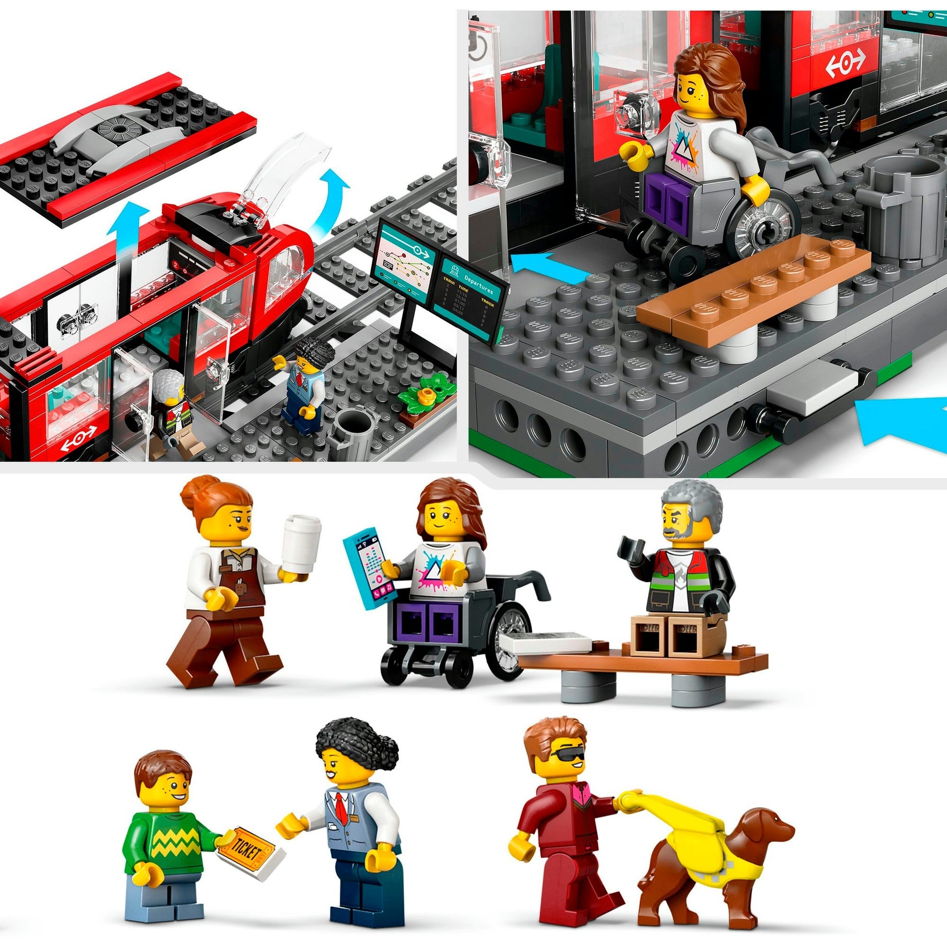 LEGO LEGO CITY 60423 Stadstram and Station