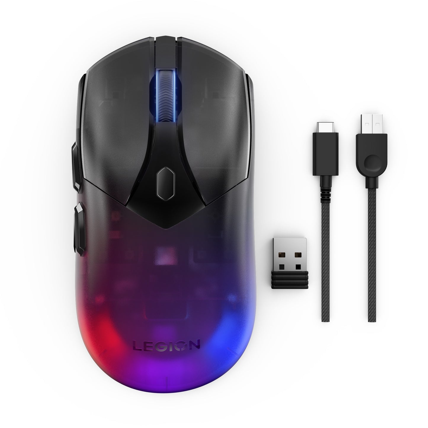 Mouse da gioco RGB wireless Lenovo Legion M410 (nero, 16.000 DPI, RGB, USB da 2,4 GHz)