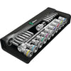 Wera 8100 sc 8 zyklop metal-ratelset omschakelbaar, 1 2 aandrijving gereedschapsset (28-delig)