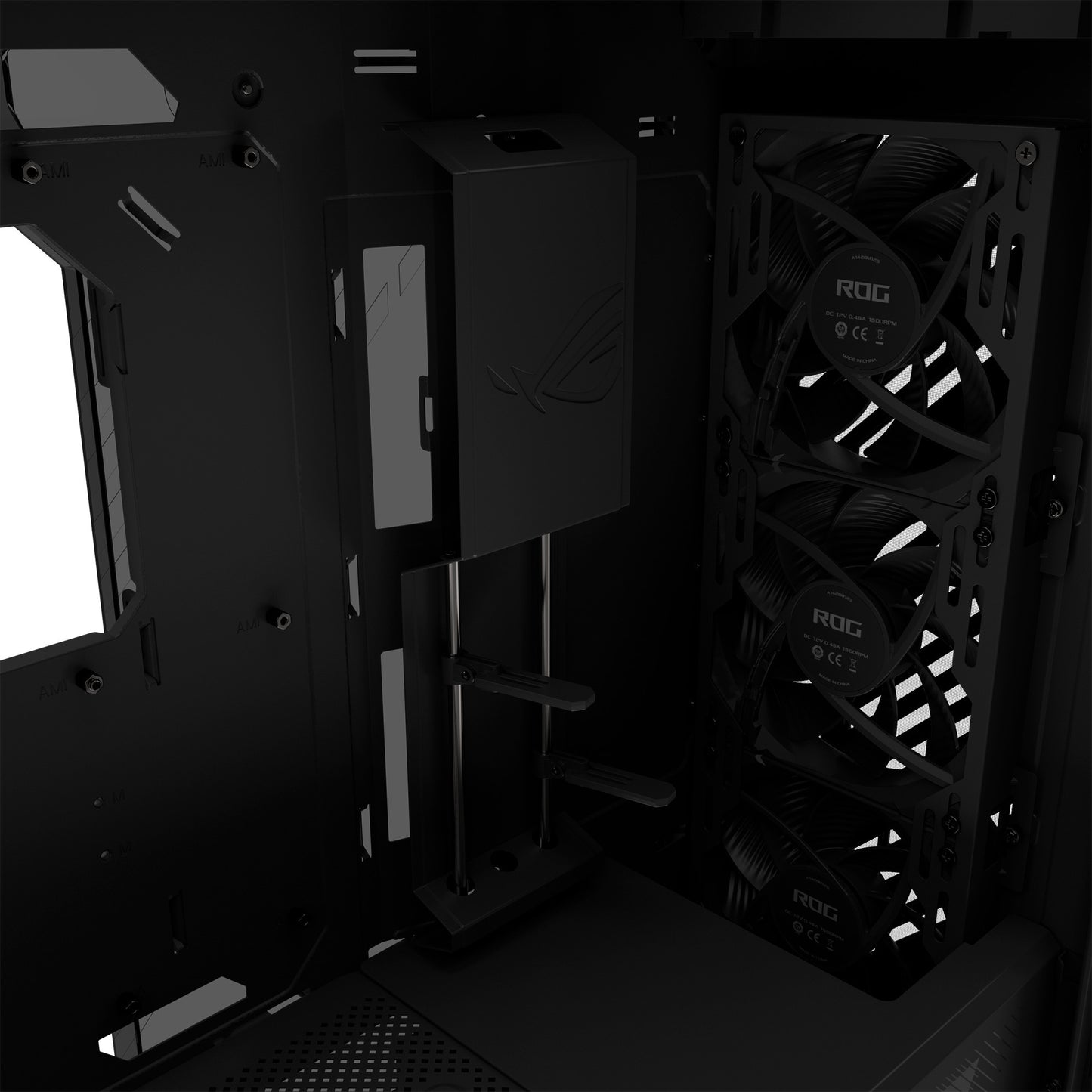 Asus ROG Strix Helios II GX601S Midi Tower Case (Nero | 4x USB-A | 2x USB-C | RGB | Vetro temperato)