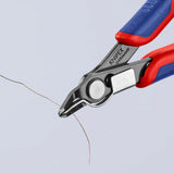 Knipex 78 41 125 zijsnijtang 60 hrc smalle kop 125mm - afbeelding 5