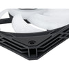 Silverstone air slimmer 140 argb case fan (zwart, 140 x 15 x 140 mm, pwm)