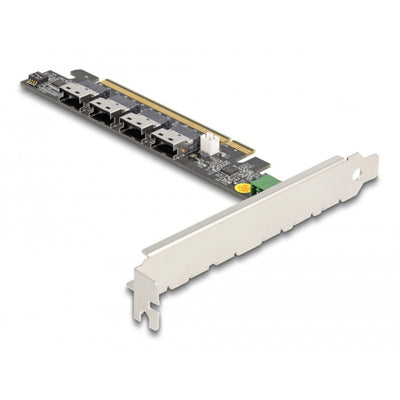 Tarjeta Delock PCI Express X16 a 4 x SFF-8654 interna 4i N