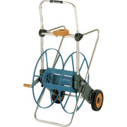 Gardena metalen slangenwagen 100 (grijs turquoise, 2674-20) - afbeelding 1